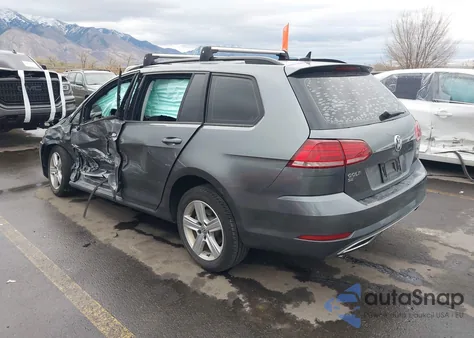 2018 Volkswagen Golf Sportwagen Tsi S/Tsi Se from USA, damaged, VIN 3VWD17AU7JM752380